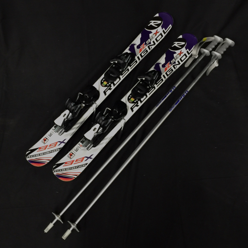 ロシニョール Z99X ショートスキー 99cm サロモン ビンディング ストック ケース付き ROSSIGNOL_画像1