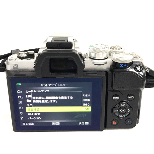 1円 OLYMPUS OM-D E-M10 III M.ZUIKO DIGITAL 14-42mm 1:3.5-5.6 40-150mm 1:4-5.6 ミラーレス一眼 カメラ C092239_画像3