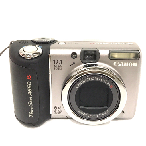 1円 Canon PowerShot A650 IS 7.4-44.4mm 1:2.8-4.8 コンパクトデジタルカメラ C131032_画像2