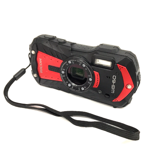 RICOH WG-60 防水 コンパクトデジタルカメラ レッド デジカメ リコー