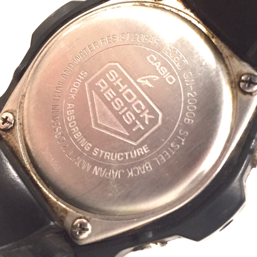 カシオ Ｇショック マルチバンド6 タフソーラー アナログ 腕時計 GW-2000B 黒 ブラック ファッション小物 CASIO_画像6