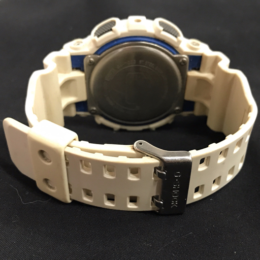 カシオ Ｇショック クォーツ 腕時計 GA-100B メンズ ホワイト文字盤 未稼働品 付属品あり QR032-81_画像5