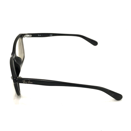 レイバン メガネ 眼鏡 アイウェア 度有り RB5317F 2000 52□21 145 英字ロゴ ブラック 黒 Ray-Ban QR032-143_画像3