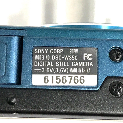 1円 SONY Cyber-Shot DSC-W350 2.7-5.7/4.7-18.8 コンパクトデジタルカメラ C031547