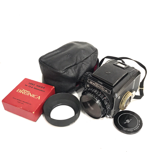 1円 ZENZA BRONICA CB 6X6 Nikon NIKKOR-P 1:2.8 75mm 中判カメラ フィルムカメラ ゼンザブロニカ_画像1