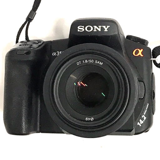 SONY a350 DSLR-A350 DT 1.8/50 SAM 3.5-6.3/18-200 デジタル一眼レフ デジタルカメラ セット_画像2