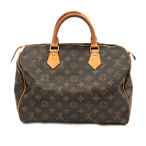 ルイヴィトン スピーディ 30 M41526 モノグラム ハンドバッグ ミニボストン GDカラー金具 付属品有り LOUIS VUITTON_画像3