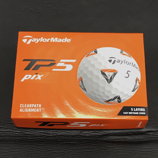 未使用 美品 テーラーメイド TP5 PIX ゴルフボール 5 LAYERS 12球 セット 外箱付き Taylor Made_画像5