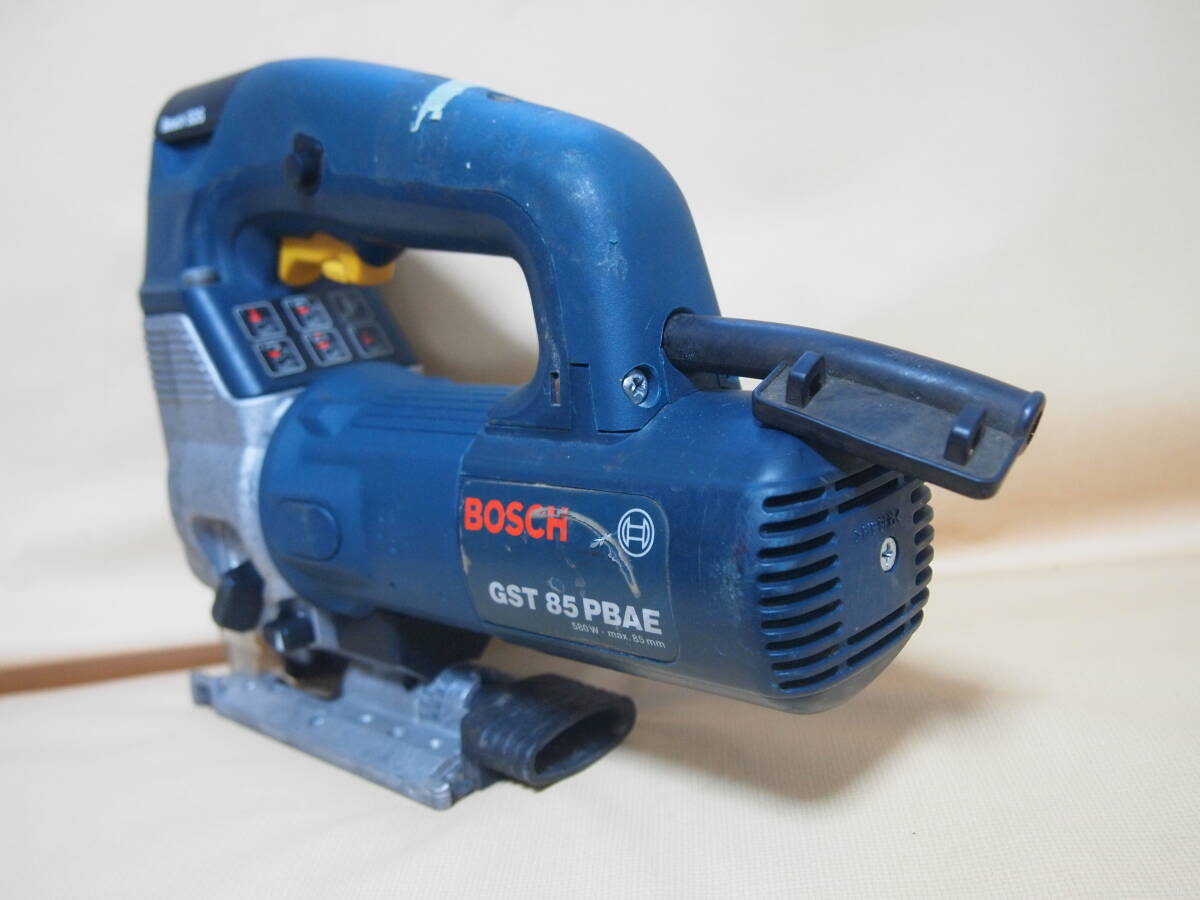 BOSCH(ボッシュ)☆GST 85 PBAE☆ジグソー 2台セット(１台ジャンク)☆ケース,取説,替刃の画像9