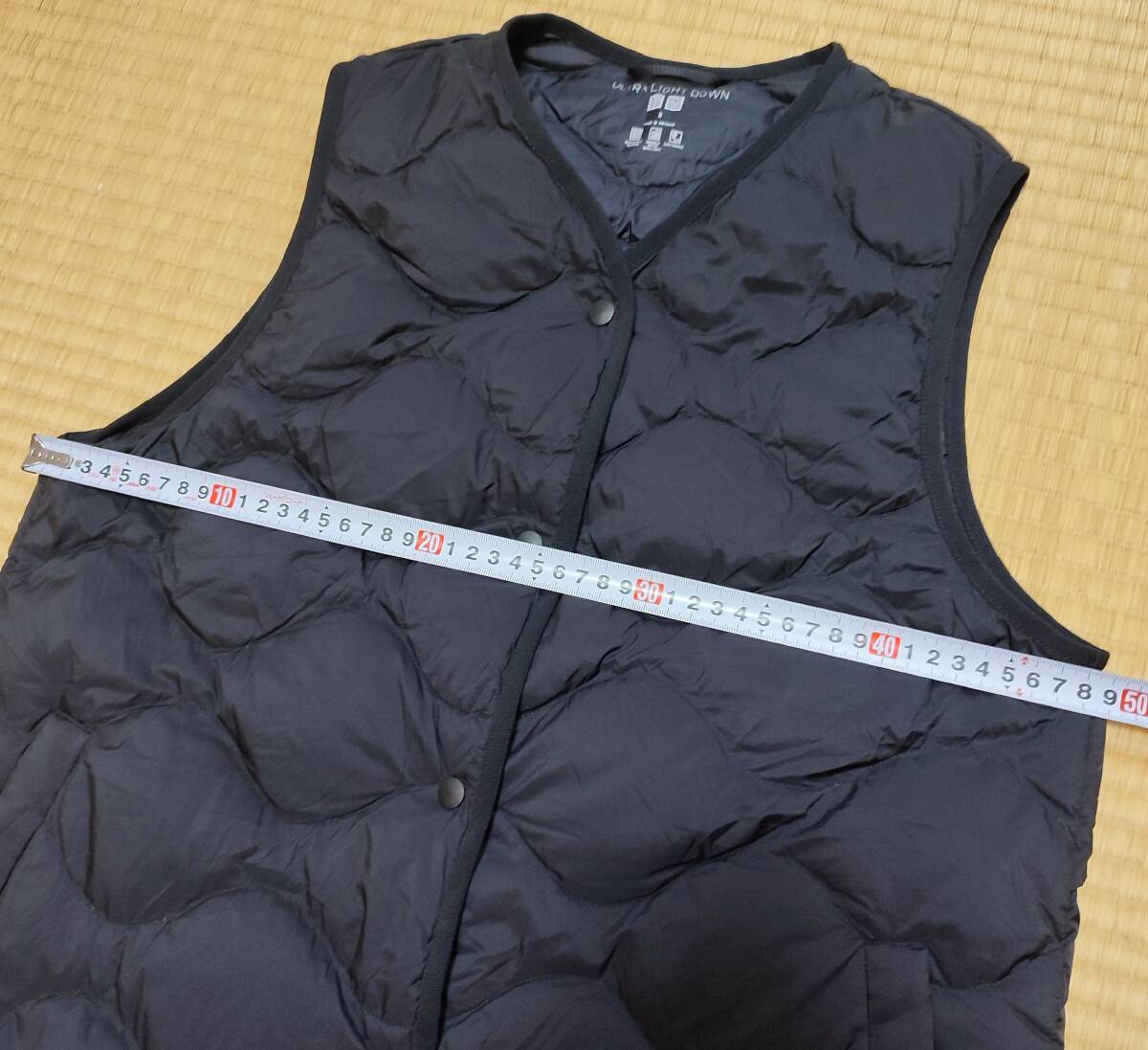 UNIQLO ユニクロ ウルトラライトダウンロングベスト ブラック S UNIQLO ユニクロ ウルトラライトダウンロングベスト ブラック S