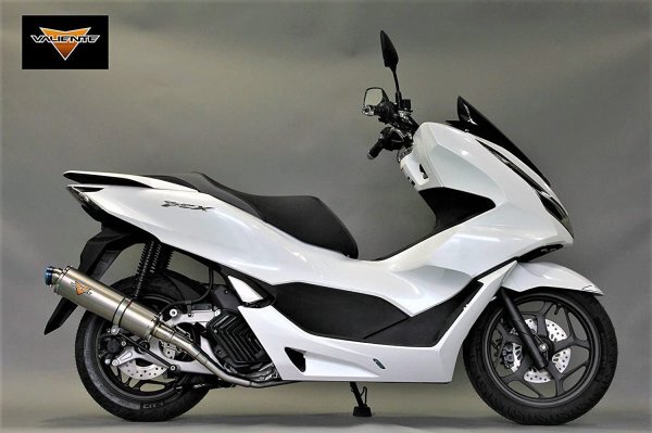 Valiente PCX125 2BJ-JK05 8BJ-JK05 バイクマフラー アレグリア チタンソリッド マフラー カスタム バリエンテ ホンダ v-201-al9