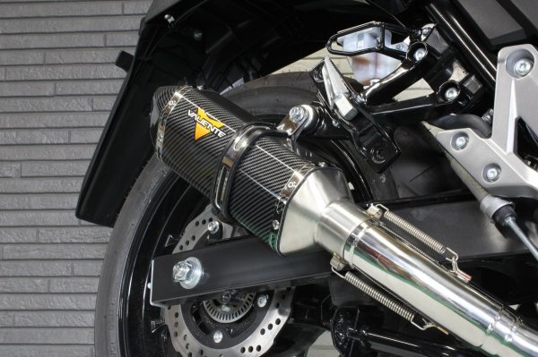 Valiente Vストローム250/ABS 2BK-DS11A バイクマフラー カルマ カーボンタイプ マフラー カスタム パーツ バリエンテ スズキ v-201-ca4