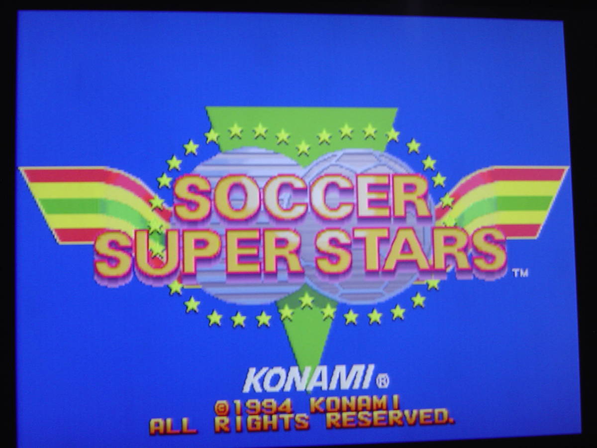コナミ「サッカースーパースターズ(GXマザー付き)」中古 コナミ「サッカースーパースターズ(GXマザー付き)」中古