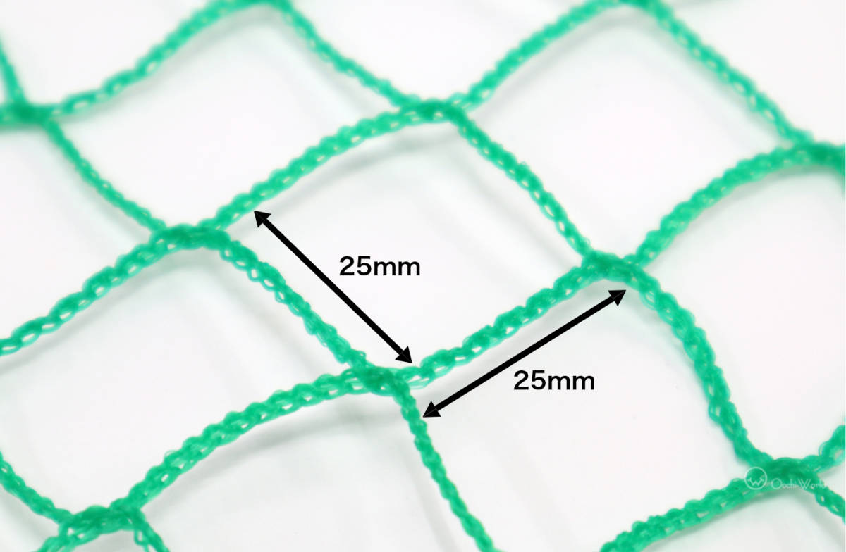 PE養生ネット 10ｍ×10ｍ ポリエチレン 25ｍｍ目 万能ネット 園芸ネット グリーンネット ◇本州四国九州送料無料◇_画像2