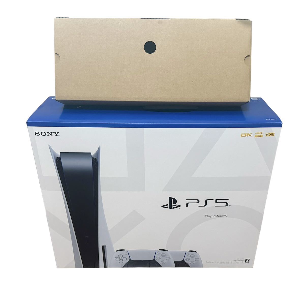 ■ 少々訳あり SONY PS5 PlayStation 5 DualSense　ダブルパック(CFIJ-10011)　プレイステーション5 空き箱　外箱のみ ■_画像1