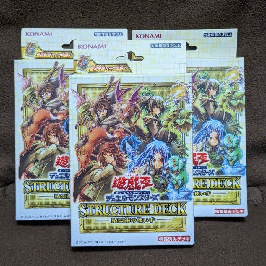 遊戯王OCG ストラクチャーデッキ 精霊術の使い手 未開封