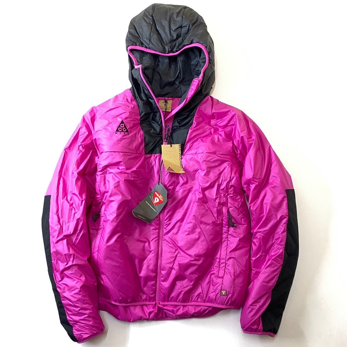 ACG PrimaLoft Hoodie Jacket Premium Light Outer Cotton ACG x プリマロフト ジャケット 完売 防水 （CD7651-623）ピンクMの画像2
