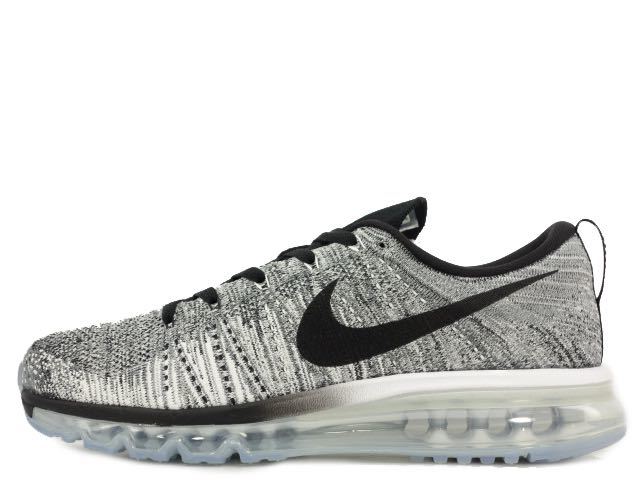 【新品未使用】NIKE FLYKNIT MAX WHITE/BLACK-COOL GREYナイキ フライニット マックス （620469-102）グレー26.5cm箱あり_画像4