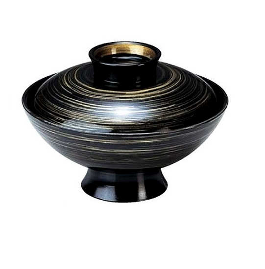 ☆業務用漆器小槌吸物椀かすり刷毛目4寸(約径129XH84mm ☆業務用漆器小槌吸物椀かすり刷毛目4寸(約径129XH84mm