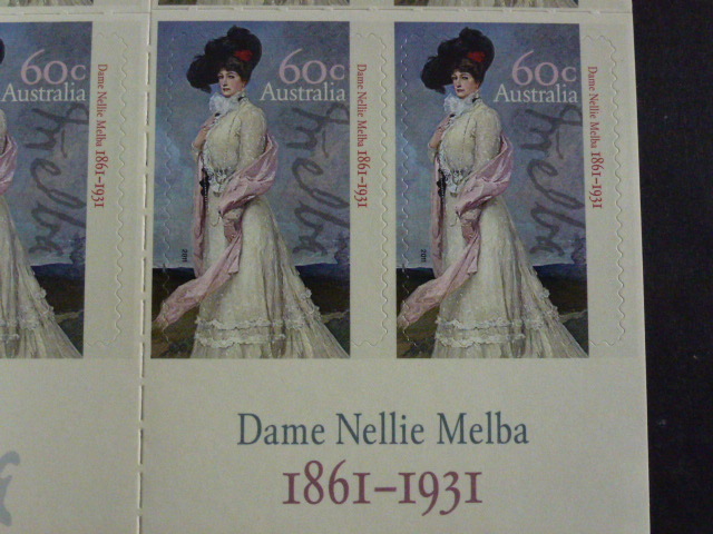  Australia stamp singer ne Lee *meruba stamp .