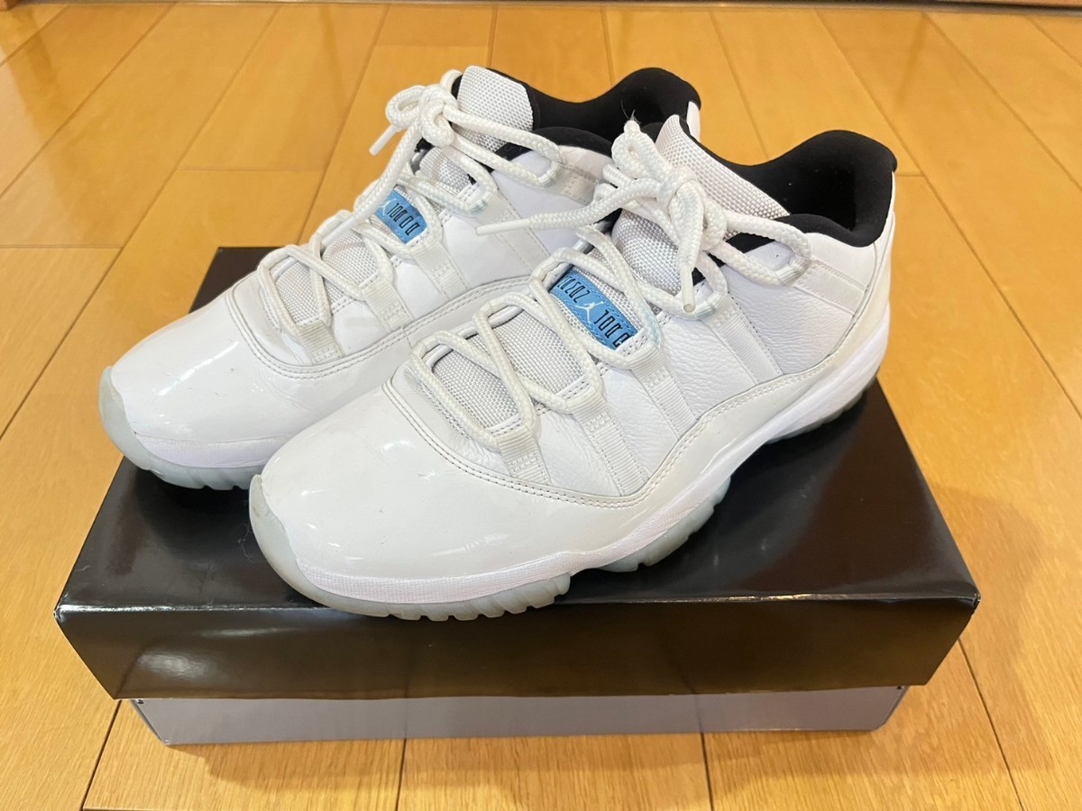 箱 タグあり 28cm NIKE ナイキ AIR JORDAN 11 RETRO LOW LEGEND BLUE エアジョーダン 11 ブルー ホワイト/ブルー AV2187-117_画像2