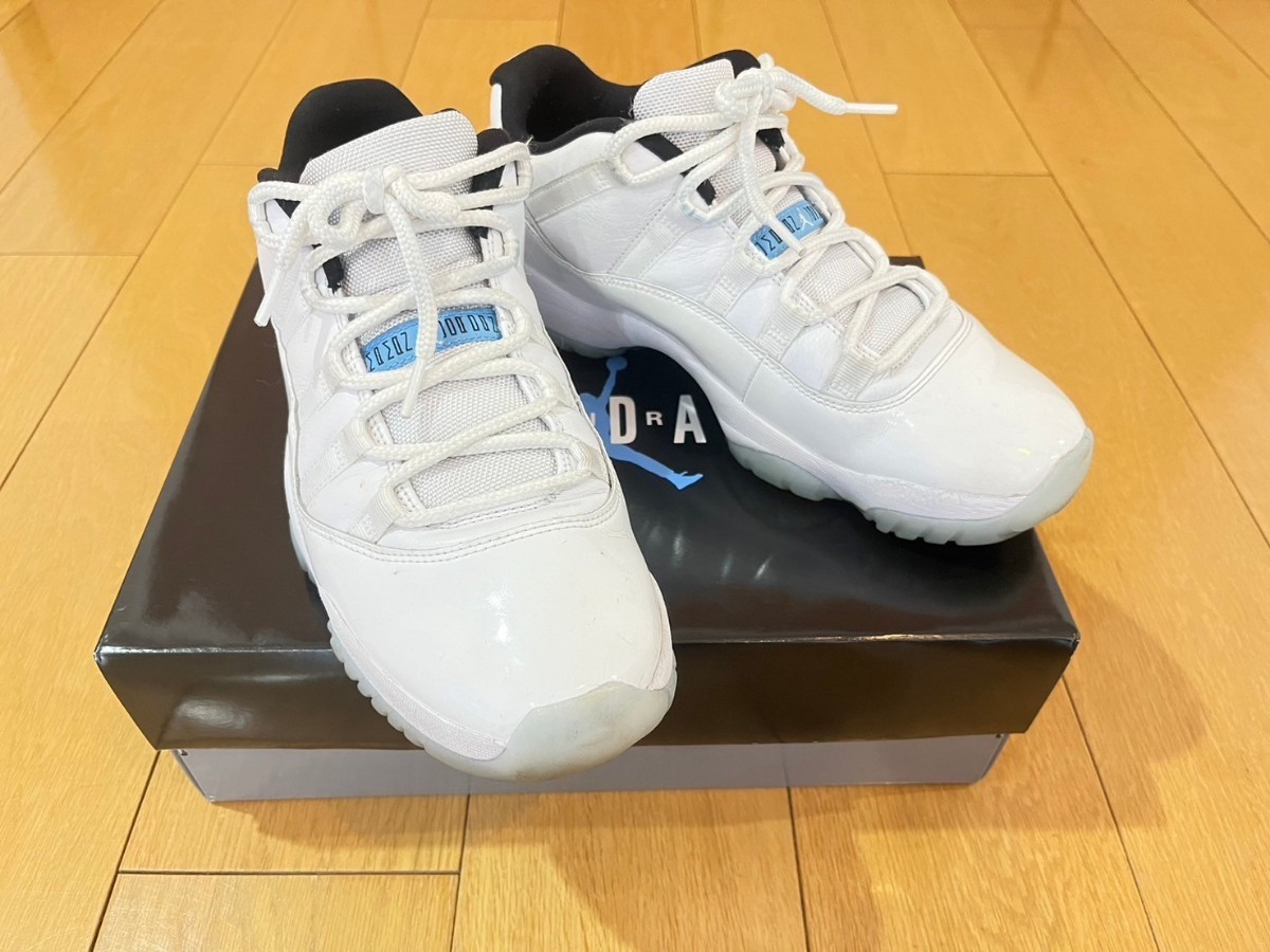 箱 タグあり 28cm NIKE ナイキ AIR JORDAN 11 RETRO LOW LEGEND BLUE エアジョーダン 11 ブルー ホワイト/ブルー AV2187-117_画像3