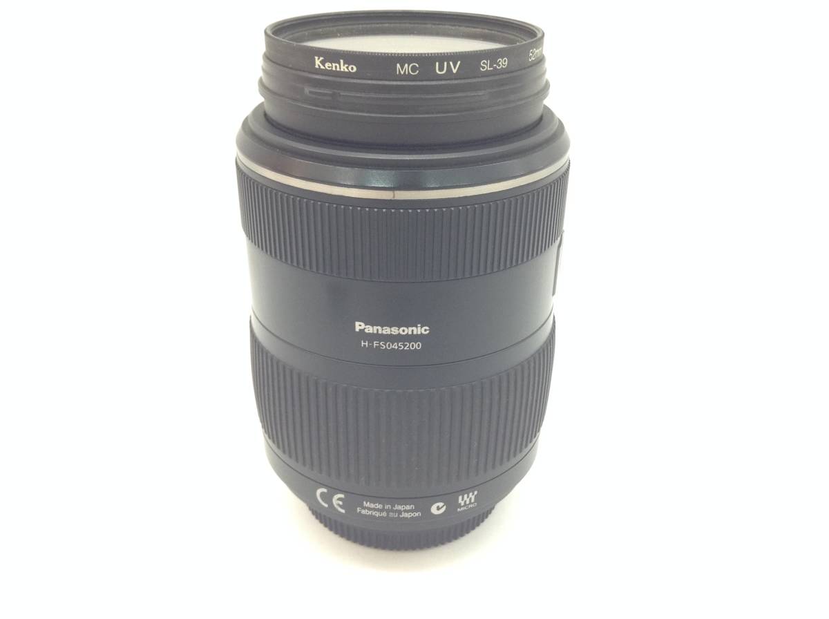 Panasonic LUMIX G VARIO 45-200ｍｍ F4-5.6 MEGA O.I.S H-FS045200 パナソニック ルミックス 美品 光学 カメラ レンズ（0.S-3）B-24 SS_画像3