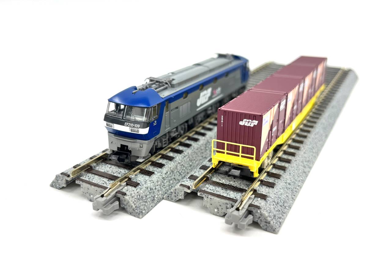 未使用品　Nゲージ　TOMIX　92263　JR　EF210　コンテナ列車セット コキ110形 鉄道模型 ゆうパック60サイズ 奈良県発（0-0.N-1）B-24　MH_画像1