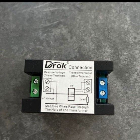 DROK LCD画面 デジタルマルチメータ 電圧計電流計　AC 80-300V
