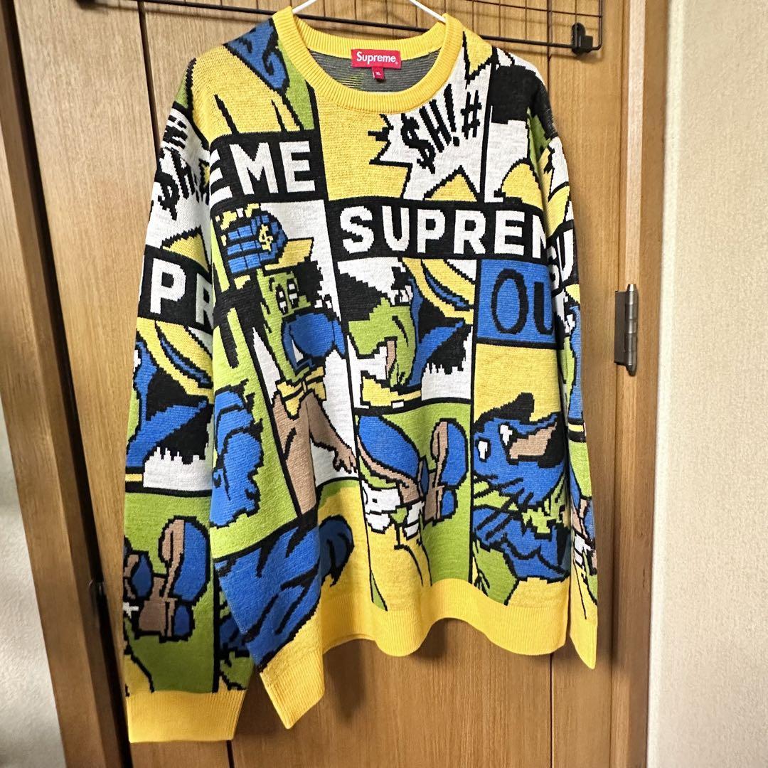 【XL】SUPREME 20SS Cartoon Sweater