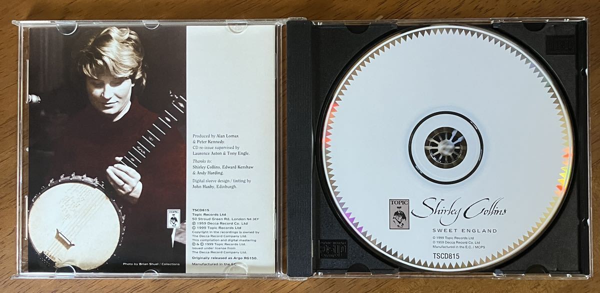 「SWEET ENGLAND / スウィート・イングランド」SHIRLEY COLLINS シャーリー・コリンズ 輸入盤CD 英国フォークトラッド 1959年作 1999年発の画像4