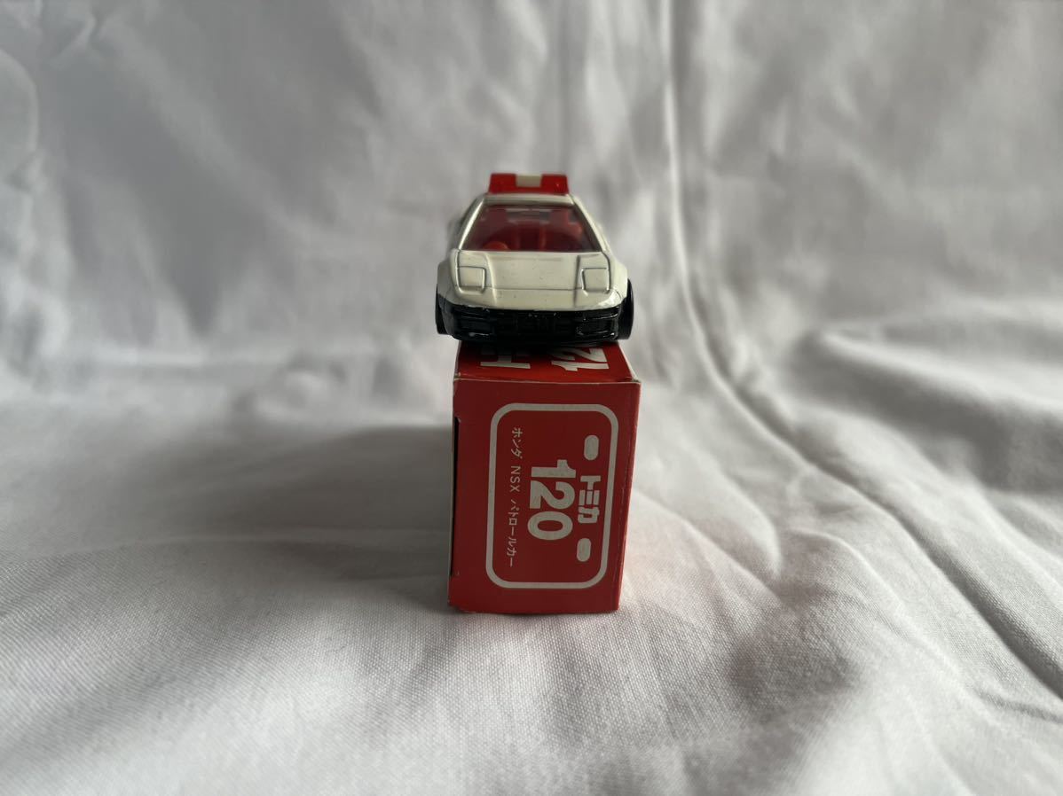 【美品】日本製 赤箱トミカNo.120 ホンダ NSX パトロールカー 絶版トミカ_画像3
