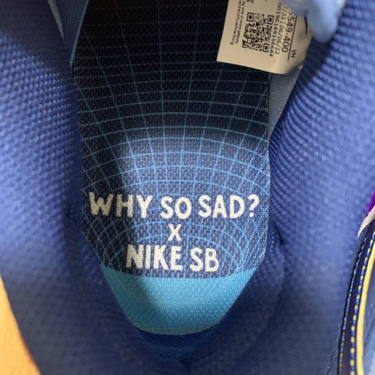 【新品未使用】Why So Sad? × Nike SB Dunk Low【29cm】_画像6