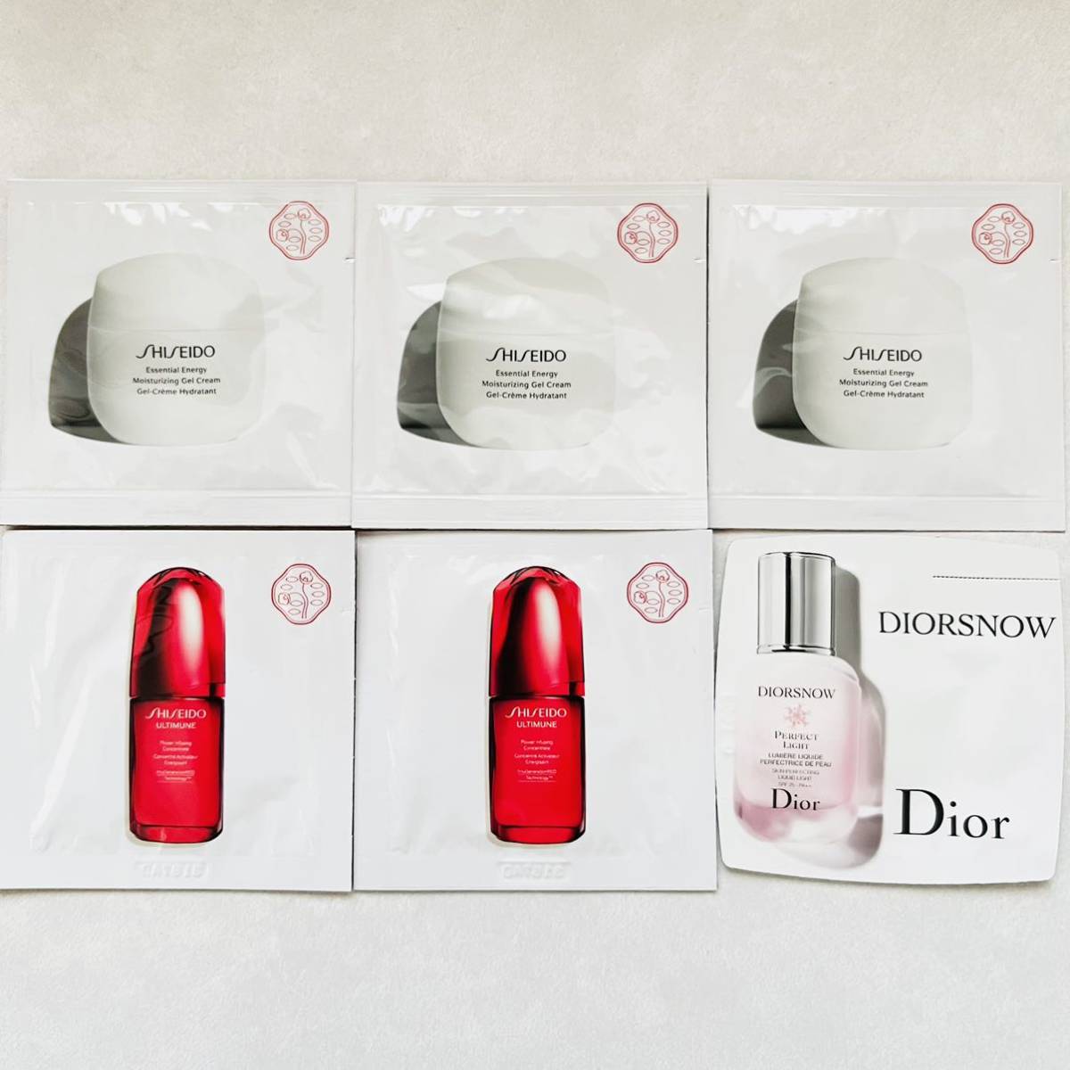 【即決価格】【送料無料】SHISEIDO アルティミューンパワライジング コンセントレート Dior スノーバーフェクトライト デパコス サンプル_画像1