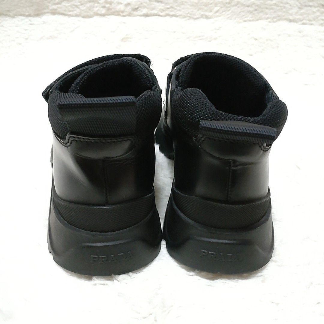 良品】PRADA プラダ ベルクロブーツ チャッカブーツ 革靴 良品】PRADA プラダ ベルクロブーツ チャッカブーツ 革靴