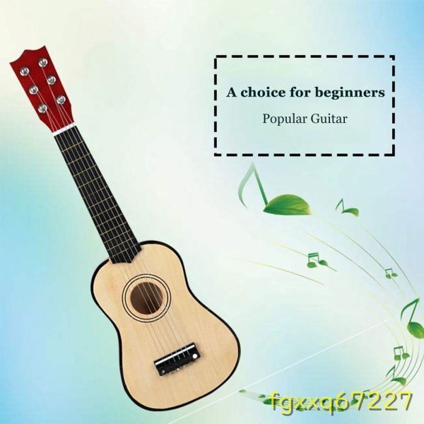Fy040：★人気☆21インチのミニポータブルギター 6弦 子供向け 初心者向け学習玩具 軽量ポータブル音楽要素_画像3