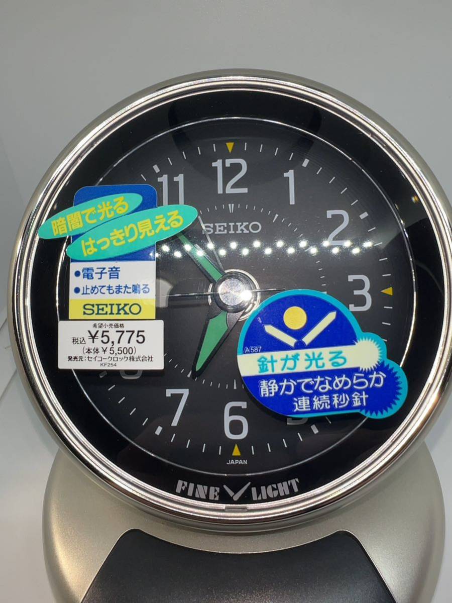 「時計店閉店処分品」SEIKO目覚まし時計　KR209S_画像2