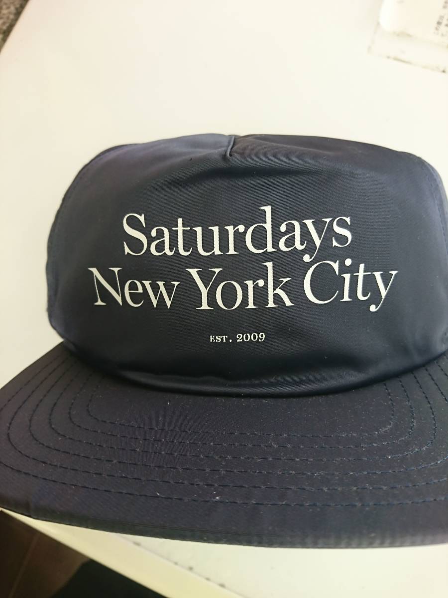 新品半額以下！定価７７００円☆SATURDAYS SURF NYC MILLER CAP サタデーズサーフ サテンロゴ ベースボールキャップ ハット 帽子 ゴルフ_画像3