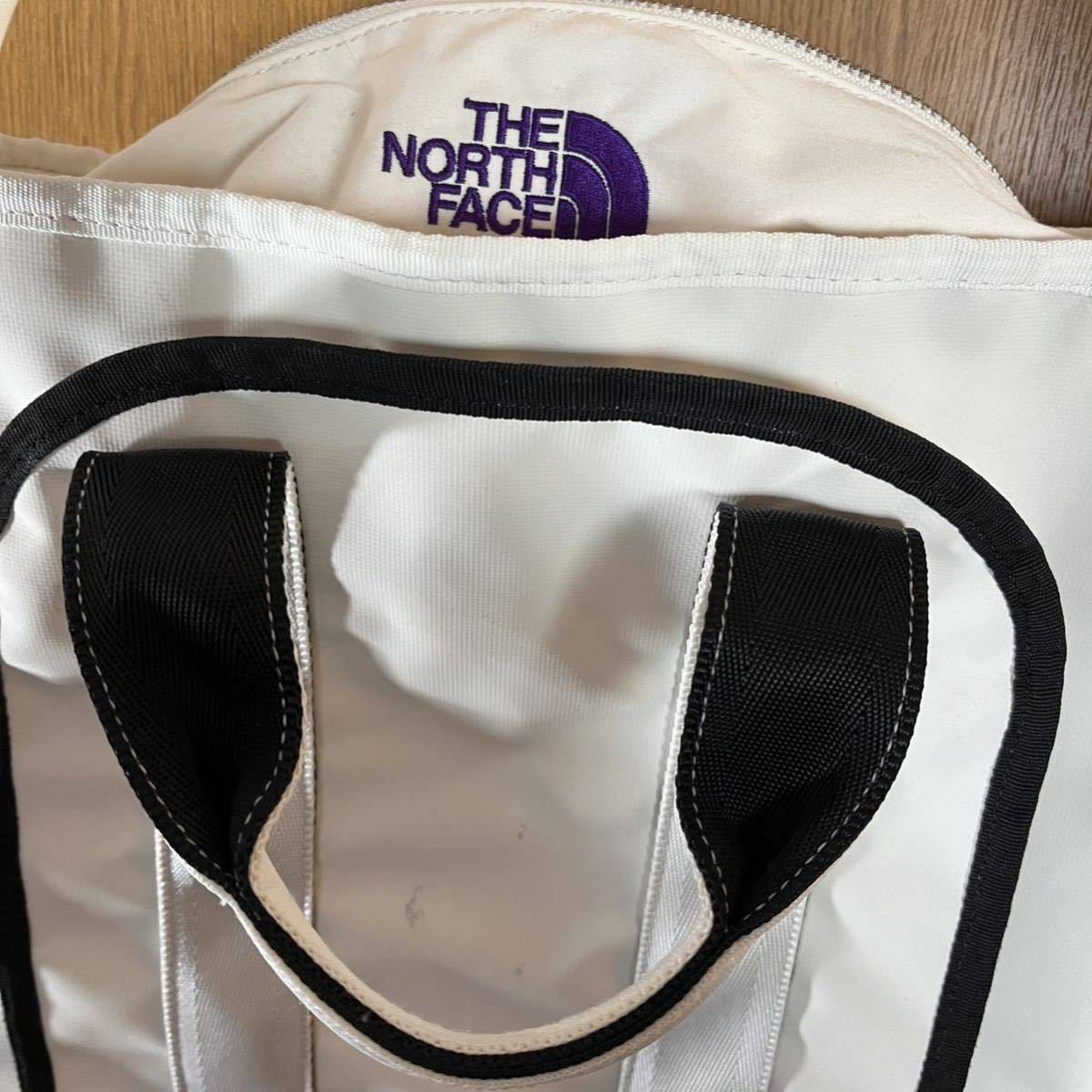 THE NORTH FACE ノーフェイスパープルレーベル ショルダーバッグ トートバッグ NN7204N ホワイトPURPLE LABEL _画像5