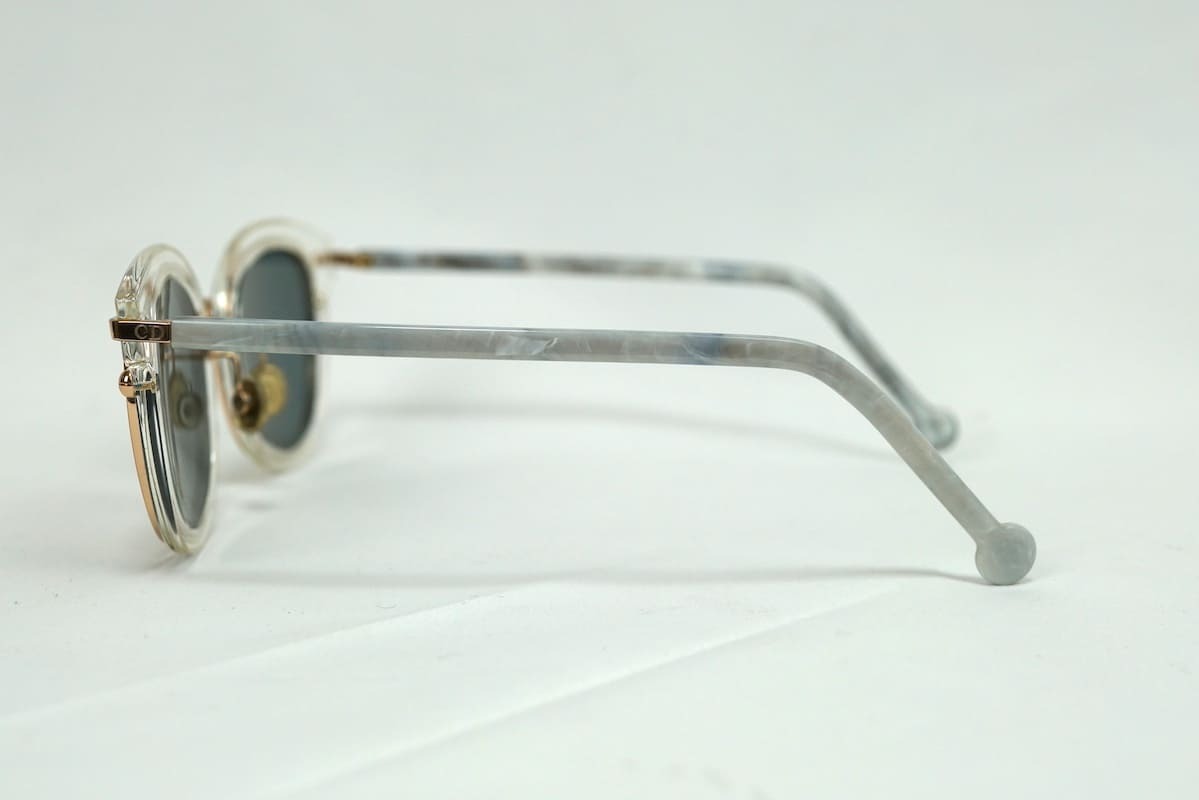 CHRISTIAN DIOR Christian Dior ORIGINS2 9000J солнцезащитные очки прозрачный белое золото унисекс [ б/у ]