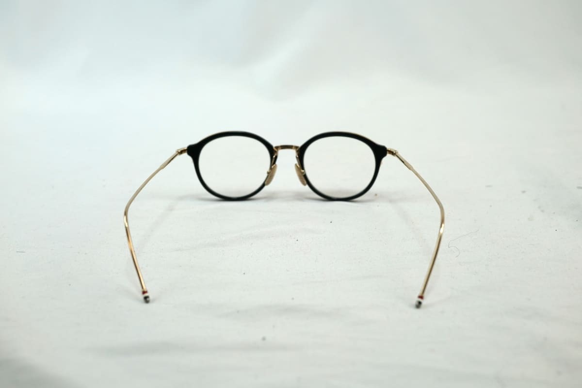 THOM BROWNE トムブラウン TB-011A-49 [BLACK/SHINY 12K GOLD BRIDGE&TEMPLES] サングラスメガネ眼鏡_画像3