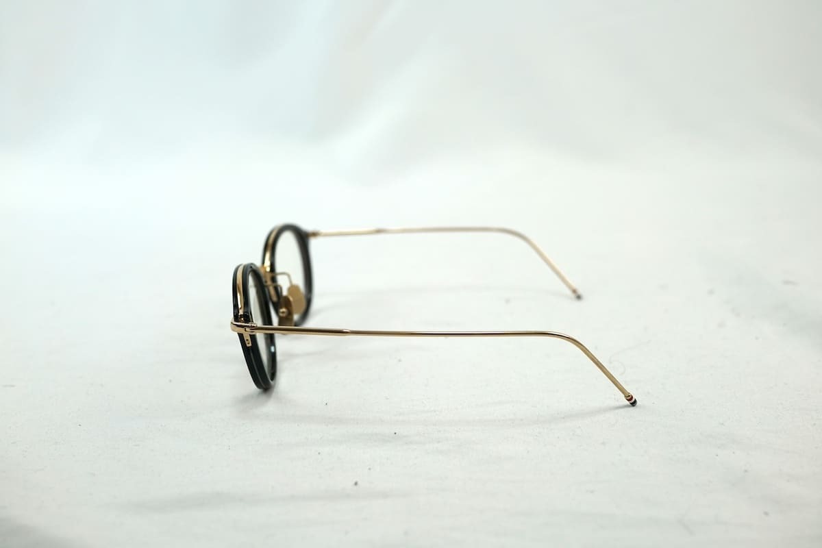 THOM BROWNE トムブラウン TB-011A-49 [BLACK/SHINY 12K GOLD BRIDGE&TEMPLES] サングラスメガネ眼鏡_画像5