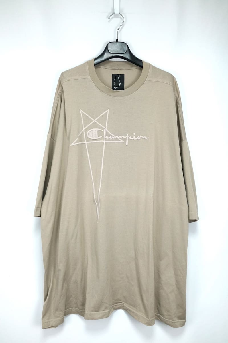 Rick Owens x Champion リックオウエンス チャンピオン  TEE Peral CM01B7926-CHJEG-08：L SIZE