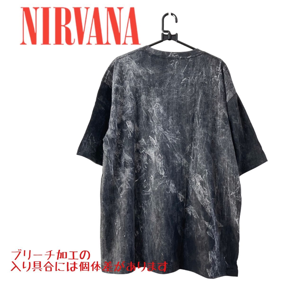 Nirvanaニルヴァーナ　バンドTシャツ　ヴィンテージ加工　カートコバーン　ロックアメカジ