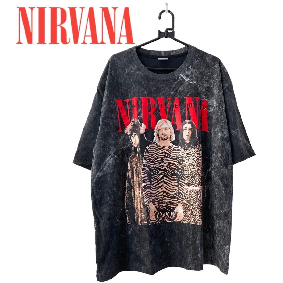 Nirvanaニルヴァーナ　バンドTシャツ　ヴィンテージ加工　カートコバーン　ロックアメカジ