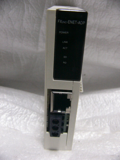 ★動作保証美品 MITSUBISHI PLC FX2NC-ENET-ADP ネット通信_画像1