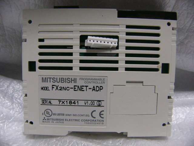 Yahoo!オークション - 動作保証美品 MITSUBISHI PLC FX2NC-ENET Yahoo!オークション - 動作保証美品 MITSUBISHI PLC FX2NC-ENET