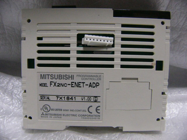 ★動作保証美品 MITSUBISHI PLC FX2NC-ENET-ADP ネット通信_画像2