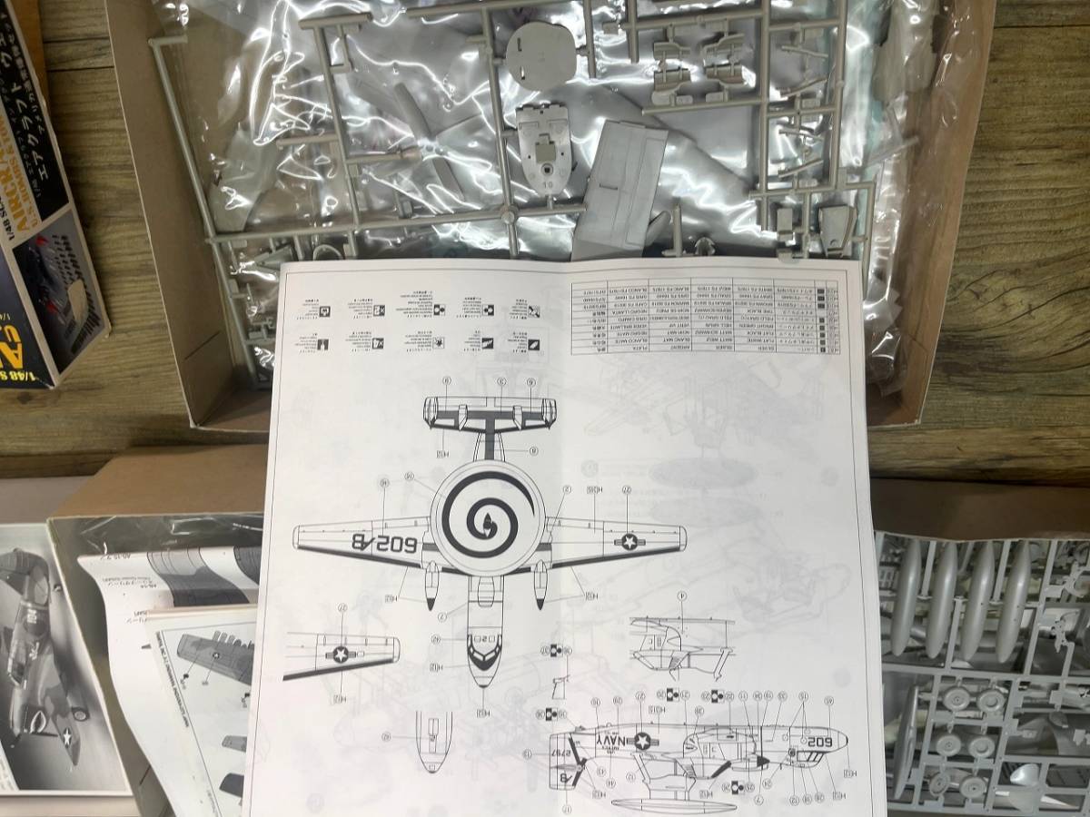 現状品　プラモデル　未組立　開封済　戦闘機　レトロ　8SETまとめ売り_画像6