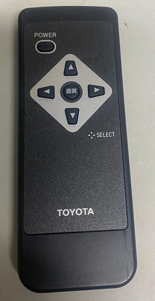 [N-242] TOYOTA Toyota original back seat monitor remote control used *